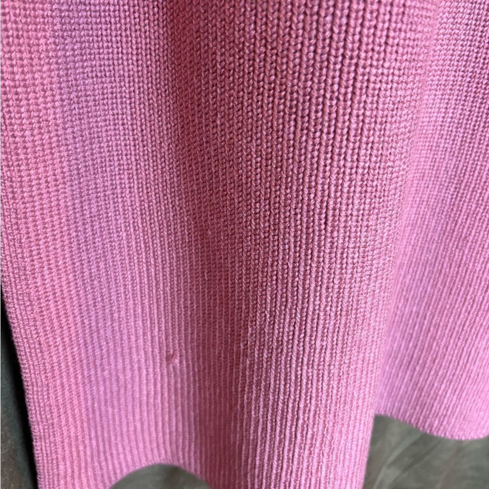 Free People Beach Claudia Sweater Knit Midi Dress with Hood Pink S - Picture 4 of 10
